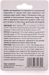 Fluker's Thermometer for Accurate Terrarium Readings, Round Style