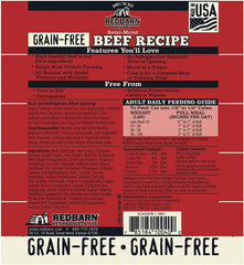 Redbarn Grain Free Dog Food Roll - Beef -(1-Count) 3 Pounds