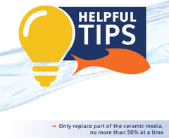 Aqueon® Filter Media Bio-Ceramic Ring 1 Lbs X 60 Count