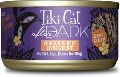 Tiki Cat After Dark Pate Wet Cat Food, Wild Venison & Beef Liver