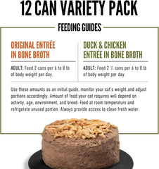 ORIJEN Premium Pate Variety Pack: Original Recipe (6) + Duck & Chicken Recipe (6), 3oz