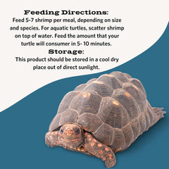 Fluker’s Freeze-Dried Insects - River Shrimp, Turtle Shrimp, Shrimp Turtle Food - Nutrient-Rich Shrimp for Turtles, Reptiles, Birds & Tropical Fish, 1 oz