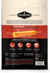 Barkworthies USA Hickory Smoked Yak Cheese - Large 2 Count (Pack of 1) - All-Natural, Smoky Aroma, Great for Large Breeds