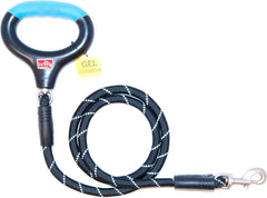 Wigzi Reflective Heavy Duty Rope with Soft Gel Handle, 4 feet long, Up to 260 lb dog