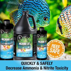 Ecological Labs MICROBE-LIFT NITEH16 Nite-Out II Aquarium and Fish Tank Cleaner for Rapid Ammonia and Nitrite Reduction, Freshwater and Saltwater, 16 Ounces