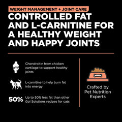 Go! Solutions Weight Management + Joint Care, Grain-Free Dry Cat Food