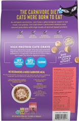 Tiki Cat Born Carnivore High Protein, Chicken, Herring & Salmon Meal, Grain-Free Baked Kibble to Maximize Nutrients, Dry Cat Food