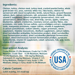 Chicken Soup for The Soul All Natural Premium Small Bites Adult Dry Dog Food, Real Meat First Ingredient, No by-Products, Supports Gut & Immune Health, Chicken, Turkey & Brown Rice