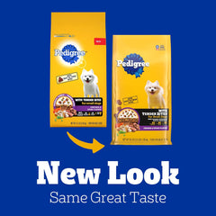 Pedigree With Tender Bites for Small Dogs Adult Dry Dog Food, Chicken and Steak Flavor