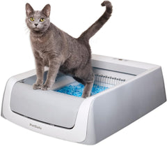 PetSafe ScoopFree Crystal Pro Self Cleaning Cat Litter Box, Includes 1 Disposable Crystal Litter Tray