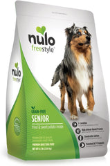 Nulo Senior Grain Free Dog Food with Glucosamine and Chondroitin Trout and Sweet Potato Recipe