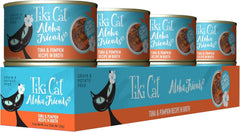 Tiki Cat Aloha Friends,Tuna & Pumpkin, Grain-Free & High Moisture, Wet Cat Food for All Life Stages