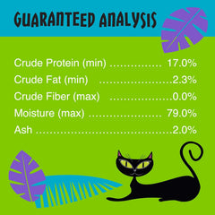 Tiki Cat Luau Shredded Meat, Ahi Tuna & Mackerel Recipe in Tuna Consumme, Grain-Free Balanced Nutrition Wet Canned Cat Food, For All Life Stages,