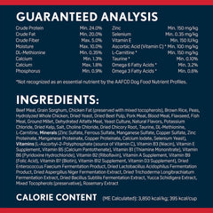 Next Level Super Premium Dog Food – HI-Energy – Dry Kibble for Adult Dogs of All Breeds – 24% Protein. Beef, Chicken, Pork & Fish Meal Proteins & Gluten Free Grains for Active Sporting Dogs 40 lb