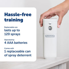PetSafe SSSCAT Automatic Spray Pet Deterrent - Contactless Behavior Correction - Motion Sensor Air Burst - Odorless - Non-Staining - Versatile Placement Spray