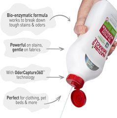 Nature’s Miracle Laundry Boost In-Wash Stain and Odor Remover, 32 Ounces, Laundry Stain and Odor Removing Additive For All Machines