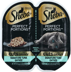 Sheba Perfect Portions Premium Cat Food - Cuts In Gravy - Signature Tuna Entrée