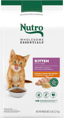 Nutro Wholesome Essentials Natural Dry Cat Food Kitten Formula Chicken & Brown Rice, 5 lb. Bag