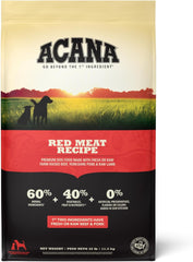 ACANA Grain Free Dry Dog Food, Red Meat Recipe