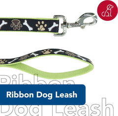 Coastal Pet Ribbon Dog Leash - Contemporary Stylish Look - Durable Fade-Resistant Nylon Material - Perfect for Dogs, 5/8" x 06'