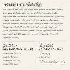 Fromm Diner Classics Milo's Meatloaf Pate Dog Food - Premium Wet Dog Food - Pork Recipe - Case of 12 Cans