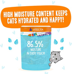 Weruva B.F.F. OMG - Best Feline Friend Oh My Gravy!, Purr-FECT Plannin'! with Chicken, Turkey & Salmon in Gravy Cat Food