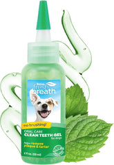TropiClean Clean Teeth Gel for Dogs | Dog Dental Care | Dog Toothpaste | Breath Freshener |