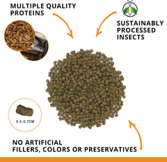 Fluval Bug Bites Goldfish Fish Food, Pellets for Medium to Large Sized Fish, 3.53 oz