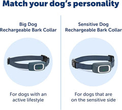 PetSafe Lite Rechargeable Bark Collar for Timid or Little Dogs Over 8 lb., 15 Levels of Automatically Adjusting & Light Static Correction - Rechargeable, Waterproof - Reduces Barking and Whining