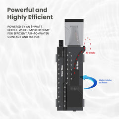 Aquatic Life 115 Mini Internal Protein Skimmer/Filter for Saltwater Aquariums, 30 Gallon, Perfect for Small, Nano Tanks