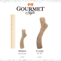 Nylabone Gourmet Style Stick Strong Chew Toy for Dogs, Peanut Butter Flavor, Medium