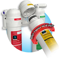 Aquatic Life Twist-in Sediment Replacement Filter Cartridge for Reverse Osmosis Deionization System RO/RODI Units