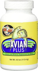 Zoo Med Laboratories Bzma374 Avian Plus Bird Vitamins, 4 oz