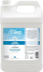 TropiClean Oxymed Cat & Dog Ear Cleaner Solution | Care Solution for Pet Ears | Suitable for Dogs & Cats | 1 Gallon|