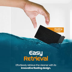 Flipper Cleaner FL!PPER Flipper Cleaner Float - 2-in-1 Floating Magnetic Aquarium Glass Cleaner - Fish Tank Cleaner - Scrubber & Scraper Aquarium Cleaning Tools - Floating Fish Tank Cleaner