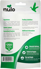 Nulo Freestyle Trainers Dog Treats: Grain Free Dog Training Treats - Healthy Low Calorie Treat Reward for Adult and Puppy Dogs - Gluten Free Dog Treat for Any Size or Breed - Duck Recipe - 4 oz Bag