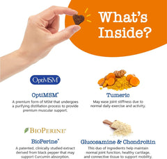 Zesty Paws Mobility Bites Joint Supplement for Dogs - Soft Chews with Glucosamine for Dogs, Chondroitin, & MSM + Vitamins C and E - Adv Chicken - 90 Count