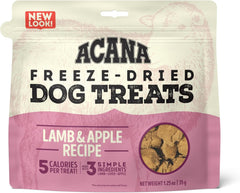 ACANA Singles Freeze Dried Dog Treats, Limited Ingredient Grain Free Lamb & Apple Recipe