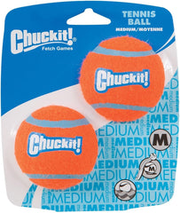 Chuckit! Multicolored Ball Launcher Rubber Tennis Balls