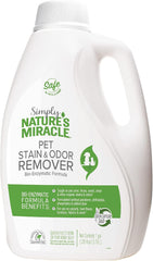 Nature's Miracle Simply Pet Stain and Odor Remover, Made with 86% Plant-Derived Surfactants, Multicolor