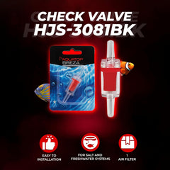 Aquatop Aquarium Air Check Valve – Prevents Backflow, Compatible with CAF-60 and CAF-180 Sponge Filters, Features Adjustable Air Intake and Regulator