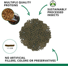 Fluval Bug Bites Turtle Food, Sticks for Medium to Large Sized Turtles, 3.53 oz.