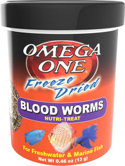Omega One Freeze Dried Blood Worms