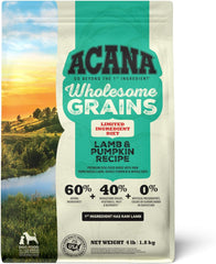 ACANA Wholesome Grains Dry Dog Food, Lamb & Pumpkin Recipe