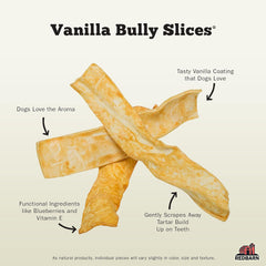 Redbarn Pet Products Bully Slices for Dogs Vanilla Natural Dental Treats 9-oz