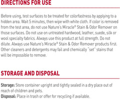 Nature’s Miracle Stain and Odor Remover Dog, Odor Control Formula