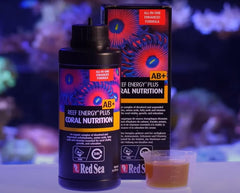 Red Sea Reef Energy Plus (AB+) All In One Coral Food for Saltwater Aquarium Marine Reef Tanks | Food for Soft, LPS, SPS, and Non-Photosynthetic Corals