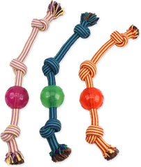 Mammoth Pet Products Extra 3 Knot Tug w/TPR Ball
