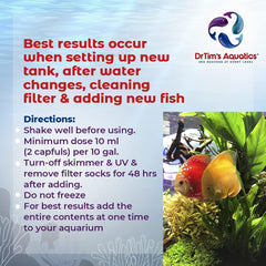 DrTim’s Aquatics One & Only Live Nitrifying Solution – for Freshwater Fish Tanks – Supports Aquarium Cycling and Water Balance