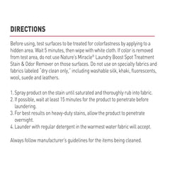 Nature's Miracle Laundry Boost Spot Treatment Stain and Odor Remover, 32 Oz., Laundry Pre-Wash Stain and Odor Remover